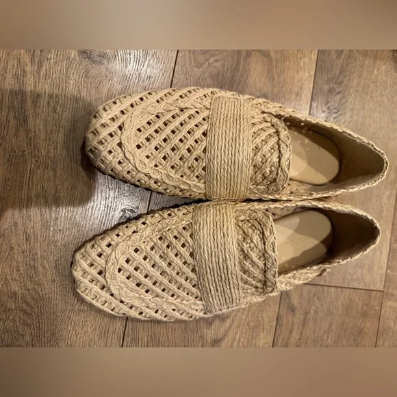 Vince Women's Beige Woven Flats - Picture 2 of 5